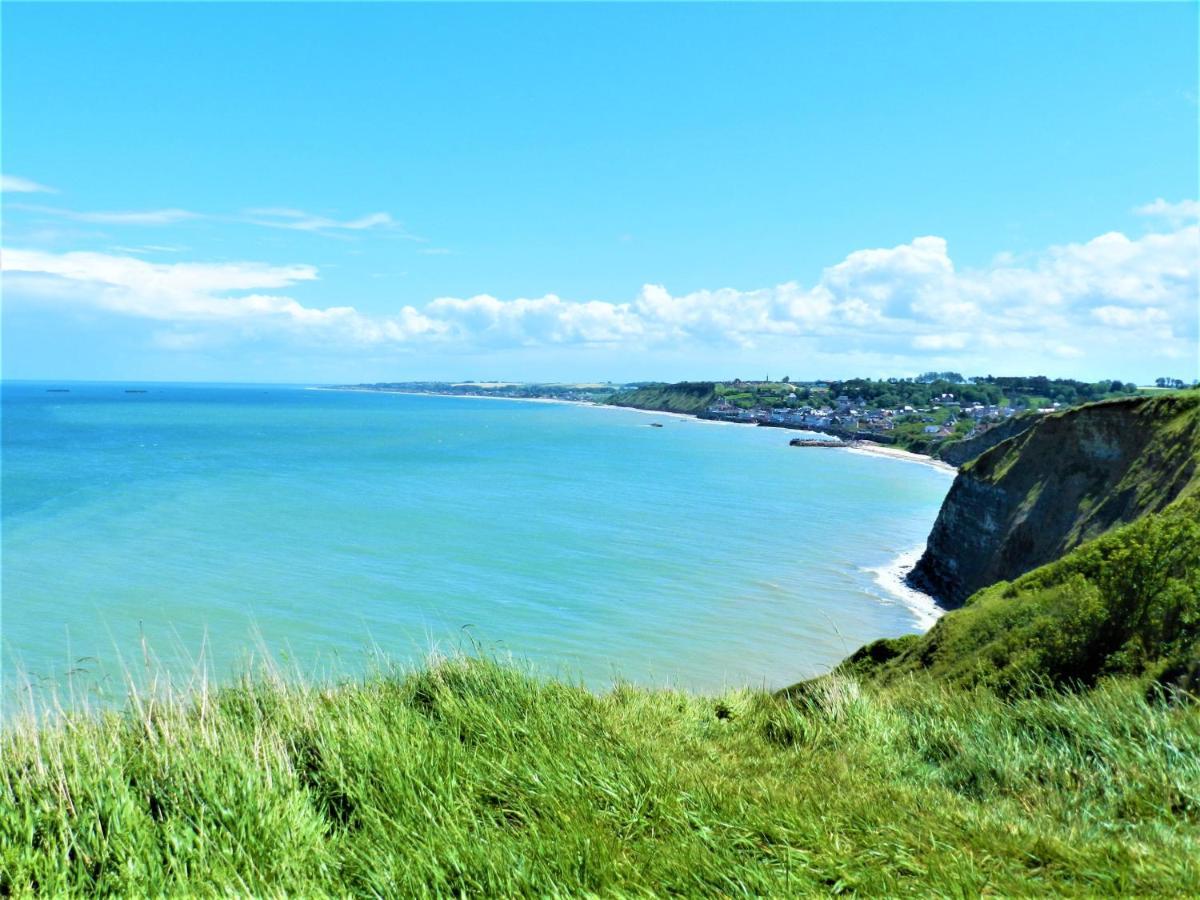 Maison Des Pommiers - Bord De Mer Et Campagne Port-en-Bessin-Huppain Exterior foto